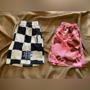 Men’s Checkered and Patterned Shorts Set